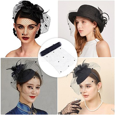 Elastic Polyester Deco Mesh Ribbons DIY-GF0009-01A-1