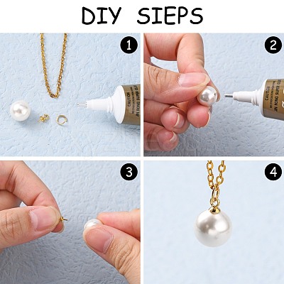 Brass Cup Pearl Peg Bails Pin Pendants KK-H759-29D-G-1