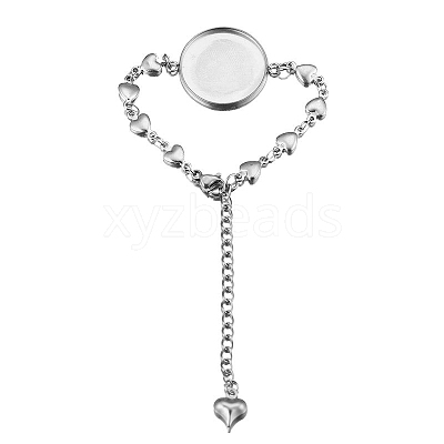 Tarnish Resistant 304 Stainless Steel Link Bracelet Making PW-WG95170-01-1