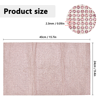 Self Adhesive Glass Rhinestone Stickers Sheets RB-GF0001-01D-1