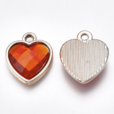 UV Plating Acrylic Pendants OACR-T005-85KC-1