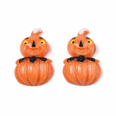 Autumn Theme Opaque Resin Cabochons Style CRES-N033-015-1