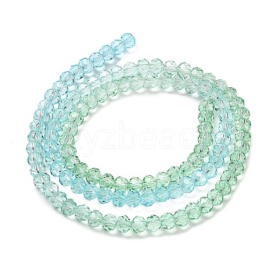 Transparent Painted Glass Beads Strands LS-DGLA-A034-T3mm-A16-1