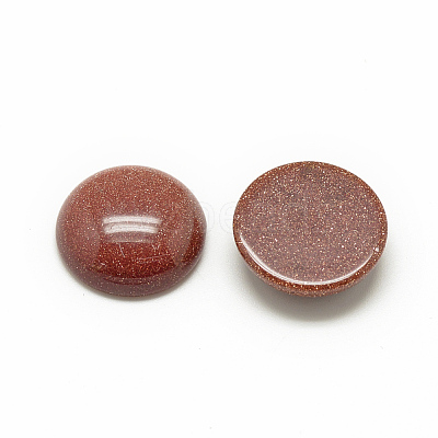 Synthetic Goldstone Cabochons G-R416-10mm-47-1