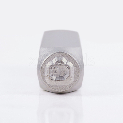 Iron Metal Stamps AJEW-BC0005-55C-1