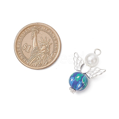 Handmade Polymer Clay Pendants PALLOY-JF04077-1