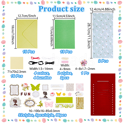 DIY Teachers' Day Theme Envelope & Card Kids Craft Kits AJEW-WH0473-15-1
