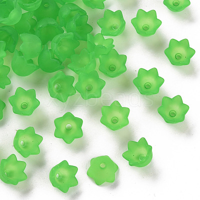 Transparent Acrylic Beads Caps PL543-9-1