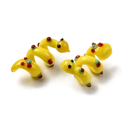 Handmade Lampwork Enamel Beads LAMP-K039-35A-1