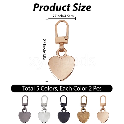 Alloy Zipper Head DJ-PW-WG789A9-02-1