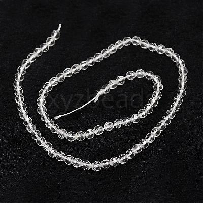 Natural Quartz Crystal Beads Strands G-D840-11-4mm-1