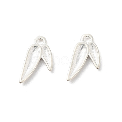 925 Sterling Silver Leaf Charms LS-STER-H112-01-1