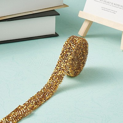 Glitter Resin Hotfix Rhinestone(Hot Melt Adhesive On The Back) OCOR-TAC0004-B-02-1