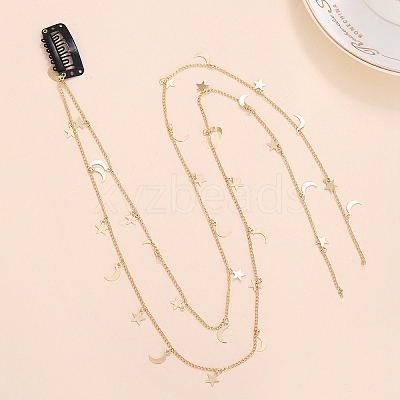 Alloy Tassels Snap Hair Clips PW-WGAC137-01-1