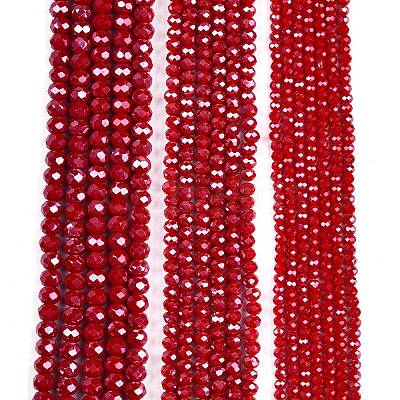 Electroplate Glass Beads Strands LS-EGLA-A044-P8mm-A15-1