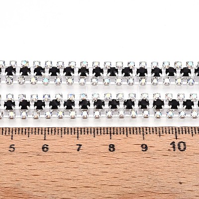 Iron Rhinestone Cup Chains CH-T006-04S-02-1