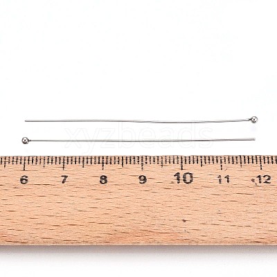 304 Stainless Steel Head Pins STAS-T065-60mm-20P-1