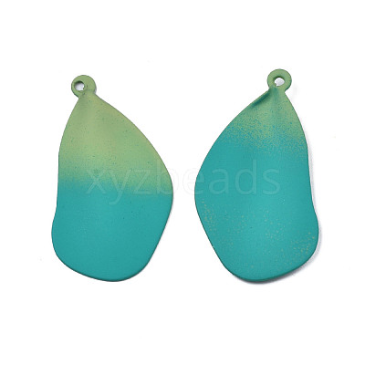 Spray Painted Iron Pendants IFIN-N008-026A-1