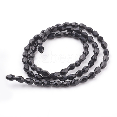 Glass Beads Strands X-GLAA-R024-6x4mm-13-1