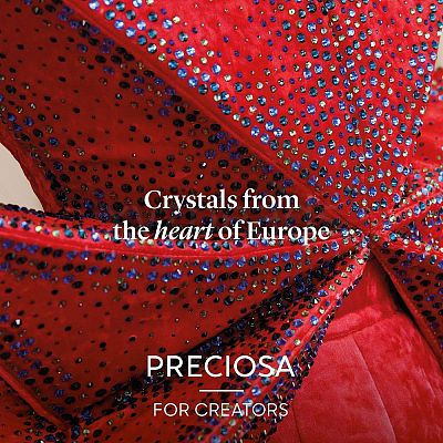Preciosa® Crystal Hotfix Flatback Stones Y-PRC-HSS8-90310-200-1