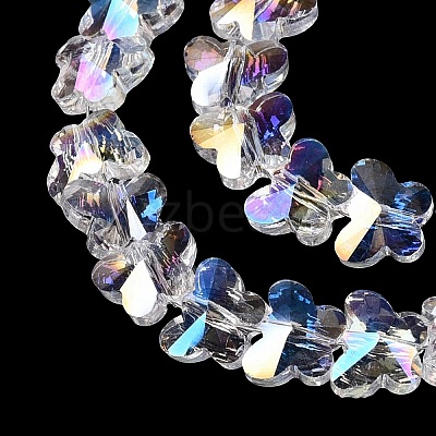 Electroplate Glass Beads Strands EGLA-Q135-04A-A09-1