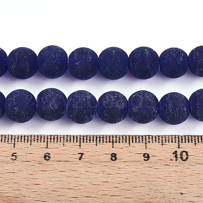 Transparent Glass Beads Strands X-GLAA-T032-T10mm-MD15-1