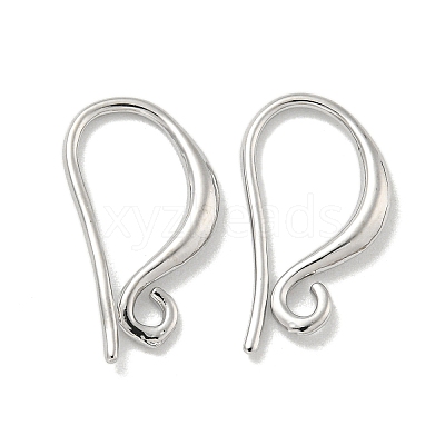 Brass Earring Hooks X-KK-L075-008P-1