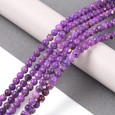 Assembled Natural Dolomite and Synthetic Opal Beads Strands G-Q017-G06-01C-1-1