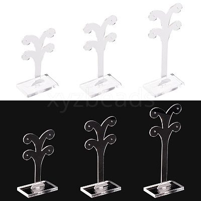 1 Set Acrylic Earring Display Tower Set EDIS-TA0001-003C-1