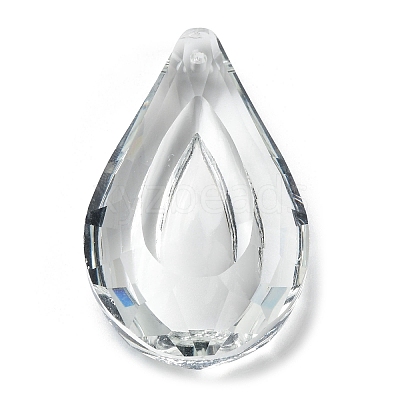 Transparent Glass Pendants GLAA-R223-03H-1