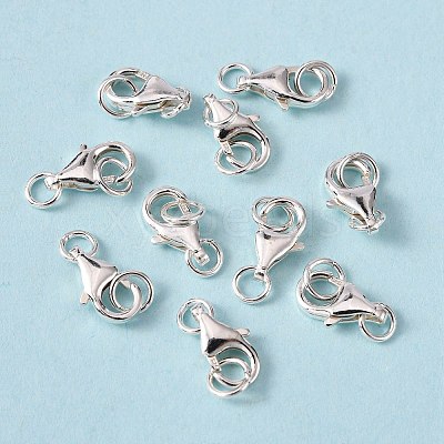925 Sterling Silver Lobster Claw Clasps STER-I010-13mm-1