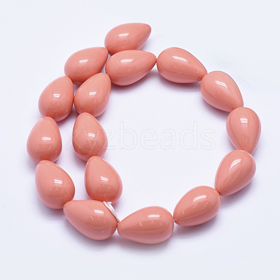 Electroplate Shell Pearl Beads Strands BSHE-G006-05A-1