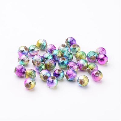 Spray Painted Acrylic Beads PB25P9282-1