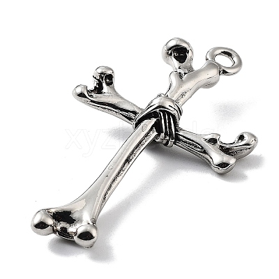 Tibetan Style Alloy Big Pendants TIBE-L012-042AS-02-1