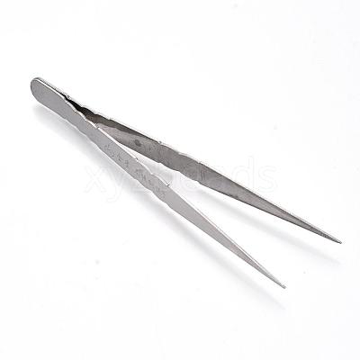 Tarnish Resistant Stainless Steel Beading Tweezers TOOL-R017-1