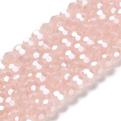 Electroplate Glass Beads Strands EGLA-A035-J6mm-A08-1
