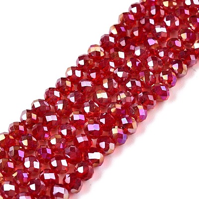 Electroplate Glass Beads Strands LS-EGLA-A044-T3mm-B01-1