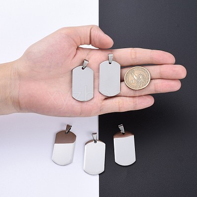 Tarnish Resistant 304 Stainless Steel Big Pendants STAS-I140-19F-S-1