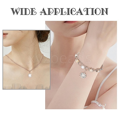 20Pcs 201 Stainless Steel Pendants STAS-DC0010-69-1