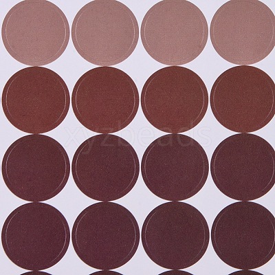 Polka Dot Pattern Decorative Labels Stickers DIY-L037-A02-1