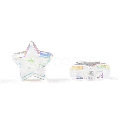 Eco-Friendly Transparent Acrylic Beads X-PL556-1-1