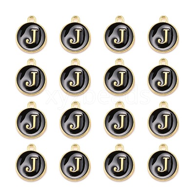 Golden Plated Alloy Charms X-ENAM-S118-02J-1