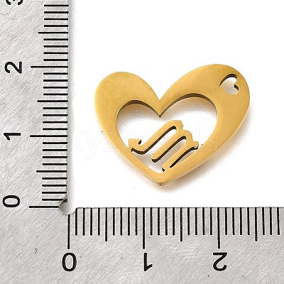 201 Stainless Steel Pendants STAS-A116-01G-08-1
