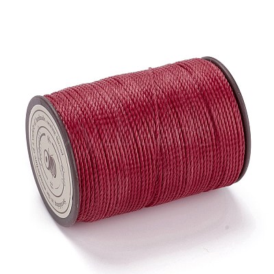 Round Waxed Polyester Thread String YC-D004-02E-050-1