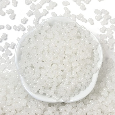 Transparent Colours Glass Seed Beads SEED-R001-01A-1