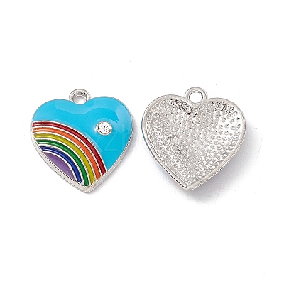 Alloy Enamel Pendant LS-ENAM-H039-07P-E-1