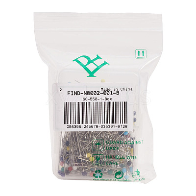 Multicolor 1 Box Length 37mm Round Ball Map Tacks Push Pins with Needle Points FIND-N0002-001-B-1