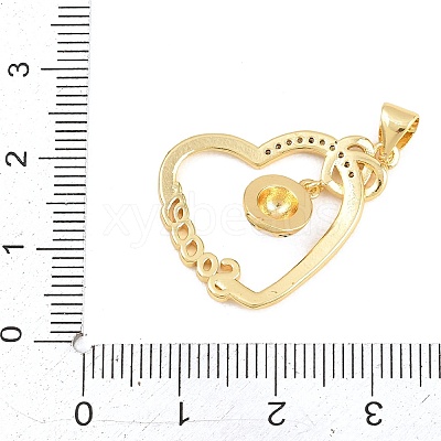 Football Brass Micro Pave Cubic Zirconia Pendants KK-A297-09C-G-1