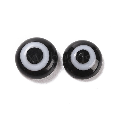Handmade Lampwork Evil Eye Cabochons LAMP-E022-01D-1