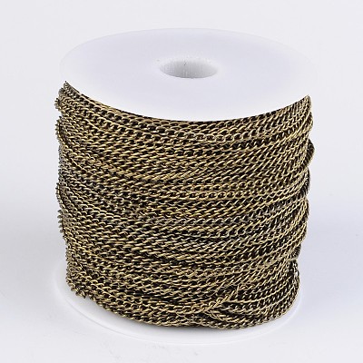Iron Twisted Chains Curb Chains CHS003Y-AB-1